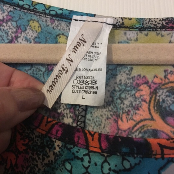 SOLD On Another Site!!! Pretty Colorful Tunic - Picture 2 of 3